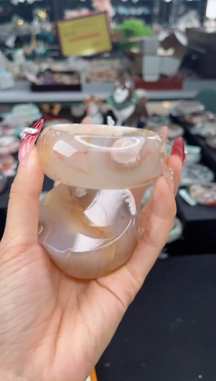 【闪购商品】石英质玉手镯未镶嵌61圈口（赠品镯心）6600318