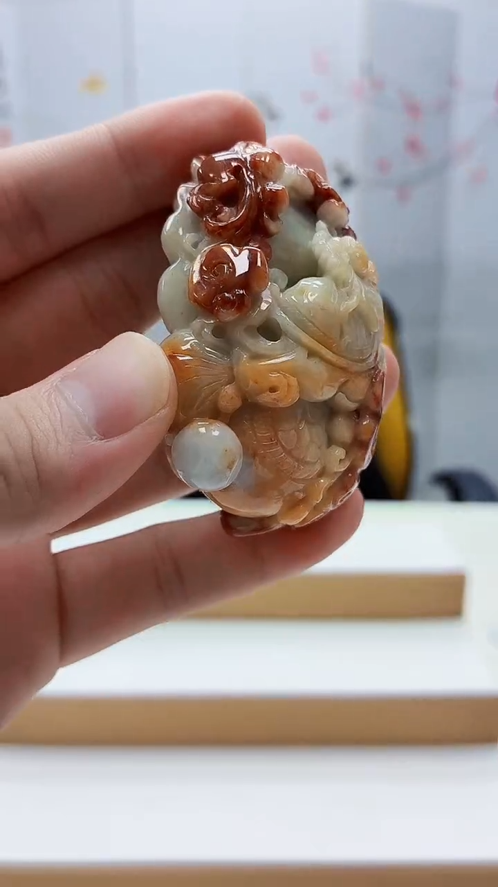 未镶嵌定制翡翠5160bb-毛货挂件29