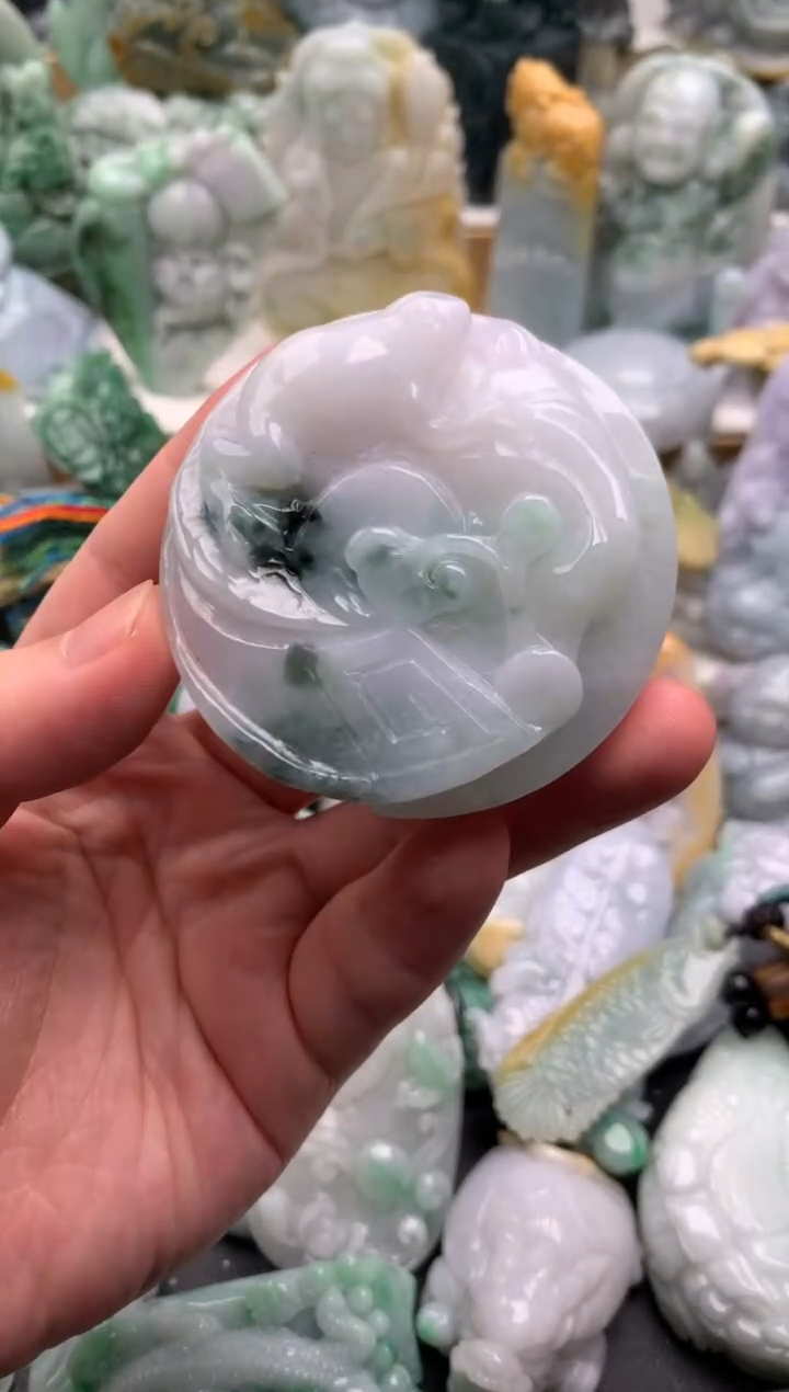 吊坠(不含链)未镶嵌翡翠1