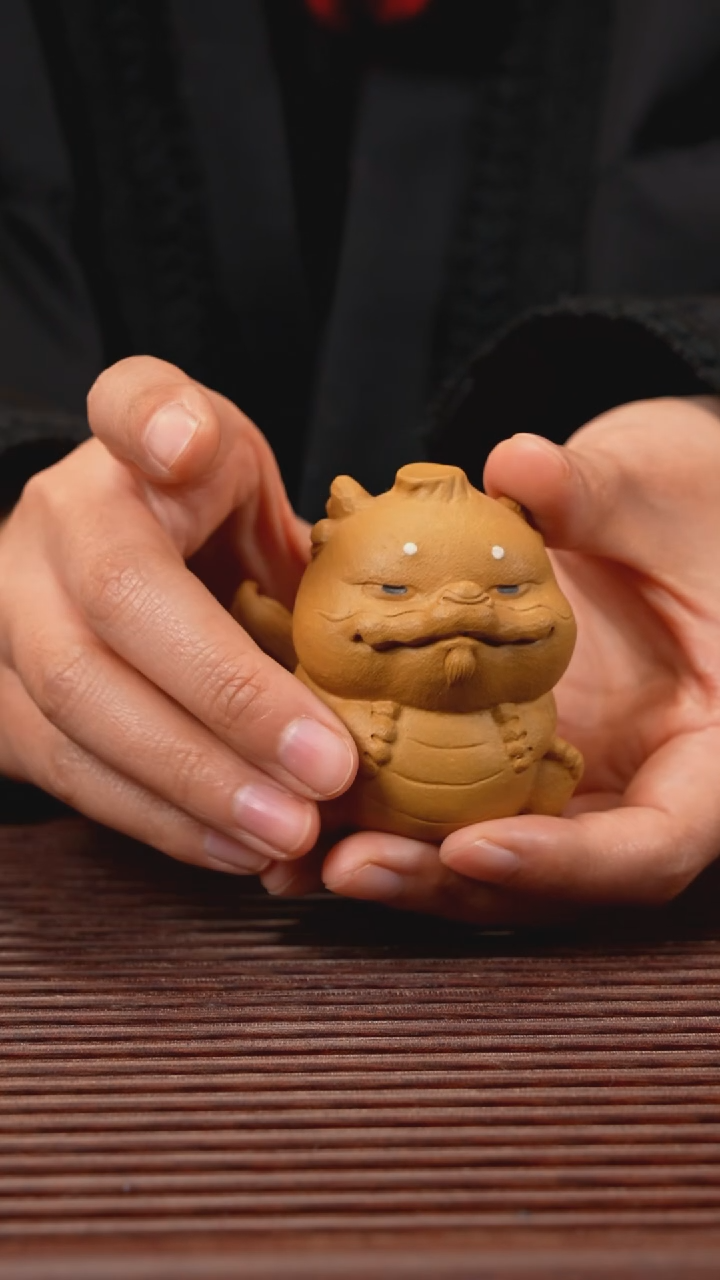 【闪购商品】紫砂茶宠段泥小龙