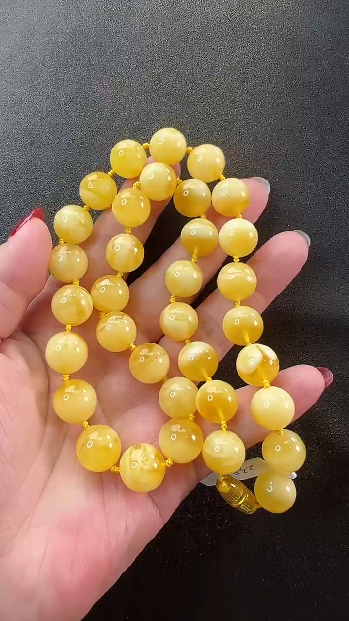 【闪购商品】琥珀颈饰未镶嵌项链