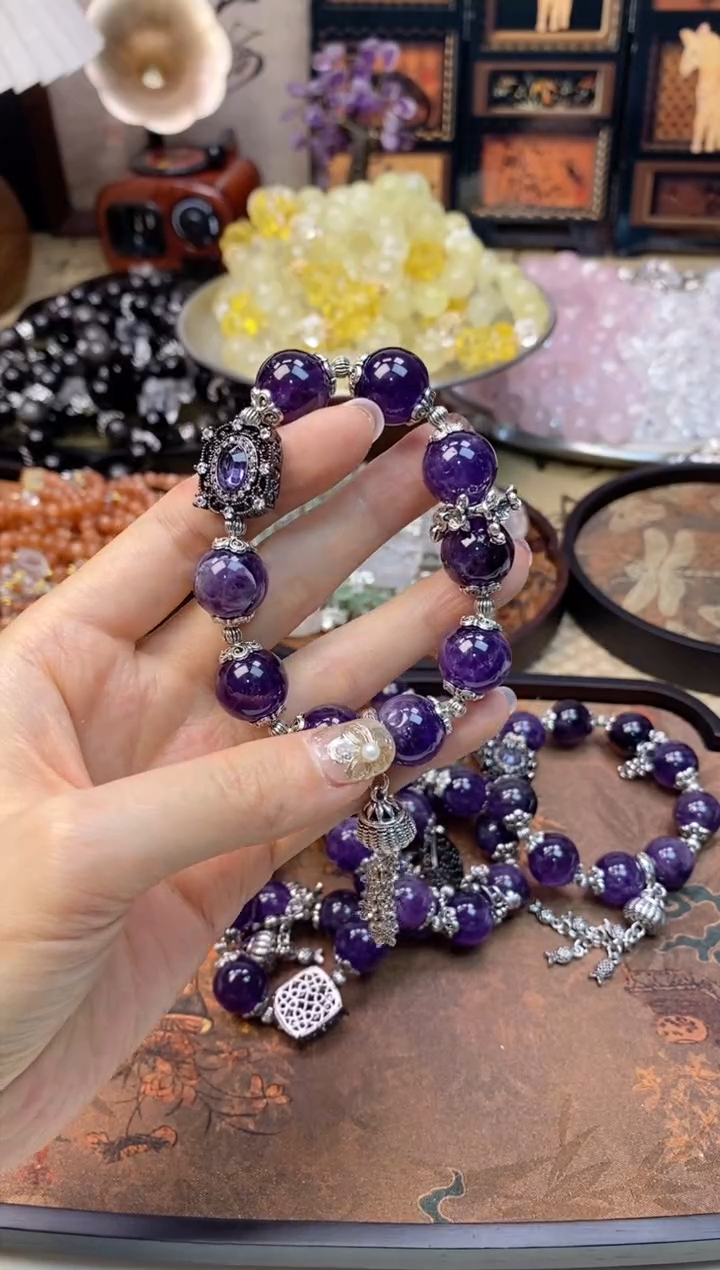 【闪购商品】紫晶手链未镶嵌6013手串