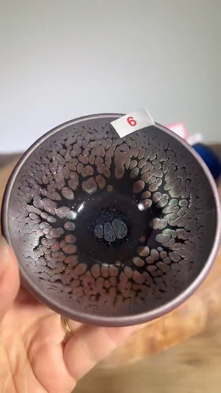 茶盏全手工彩金无足钵