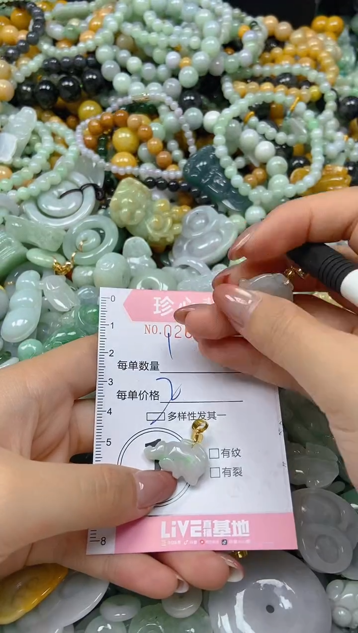 翡翠未镶嵌颈饰闪购0264669多样性发其一