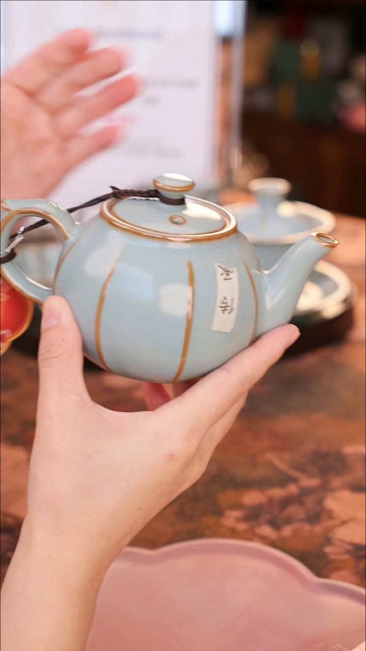 【闪购商品】陶瓷茶具（无礼盒无茶盘）@@A6588