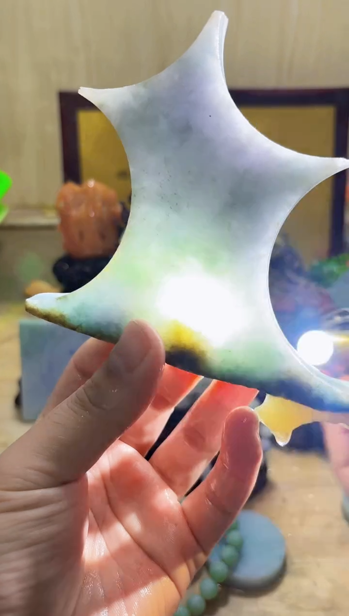 未镶嵌挂件翡翠A货常星5035