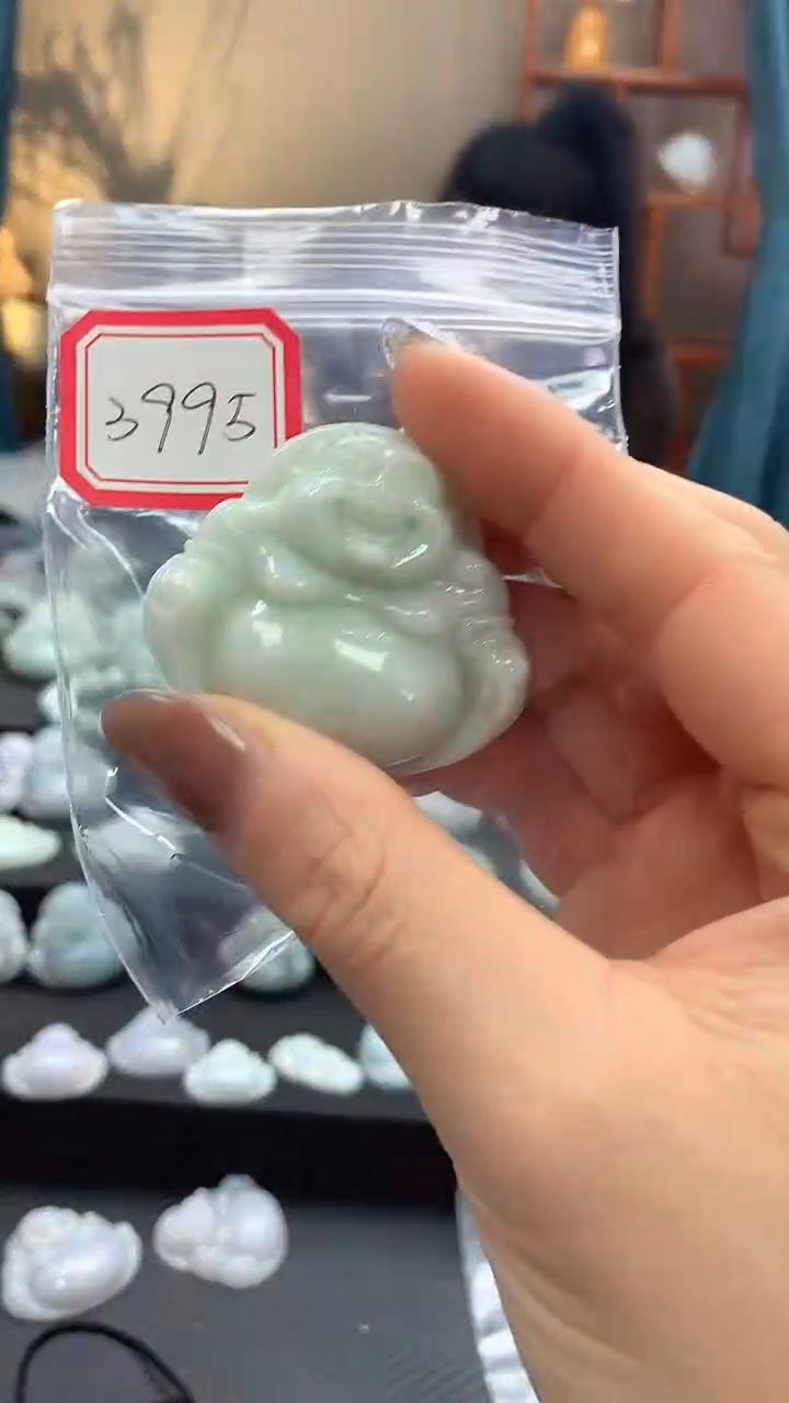 颈饰未镶嵌翡翠佛公3995