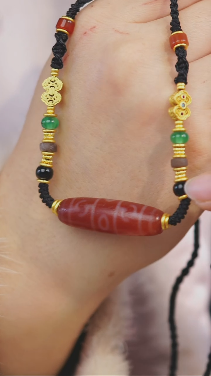 【闪购商品】玛瑙/玉髓项链未镶嵌多样性发一