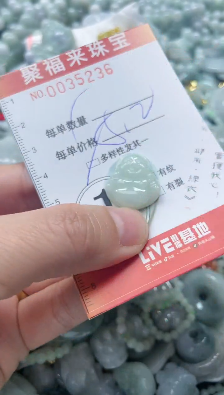 【闪购商品】翡翠颈饰未镶嵌闪购0035236多样性发其一