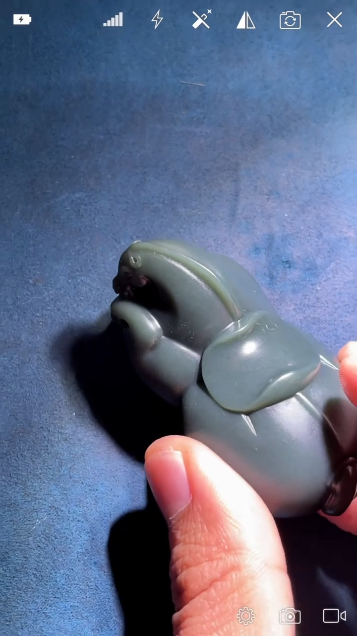 未镶嵌和田玉把件XXZ  唐马