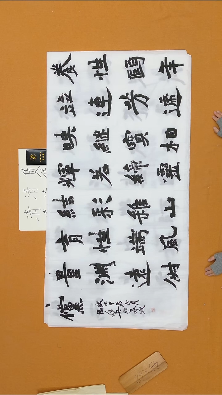 书法吕继兵 安徽 书法硕S  68*138 八平尺 