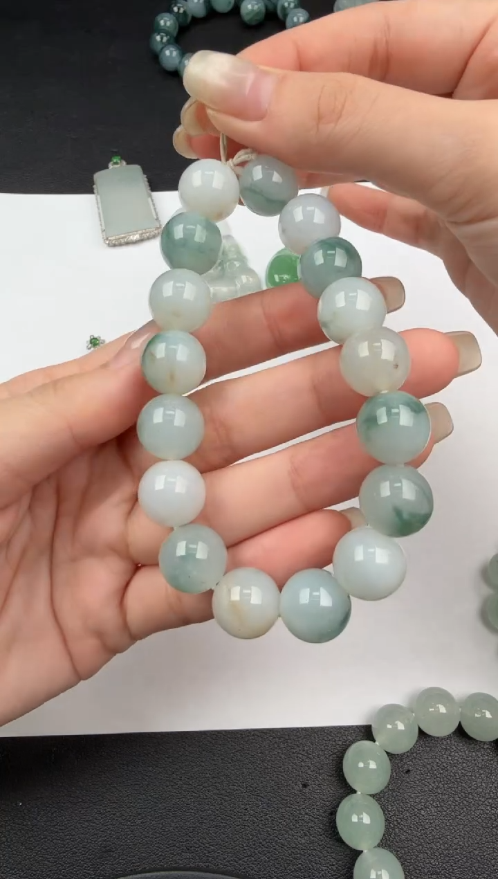 未镶嵌手串翡翠翡翠饰品-138