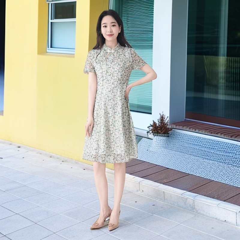 6243#【木兮兮专属】2025年夏季新款气质简约减龄百搭时尚连衣裙