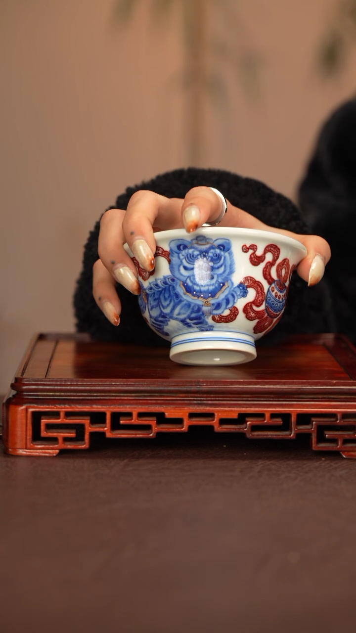 【闪购商品】杯子永明尚玩景德镇手工手绘陶瓷