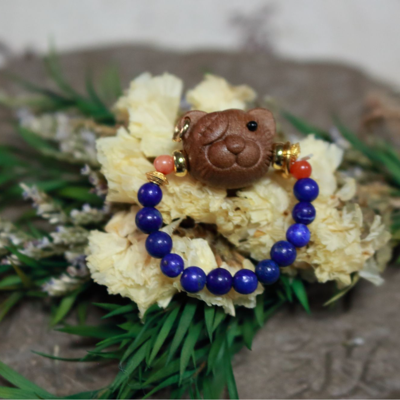 非金属木质戒指 原创设计海盗熊戒环