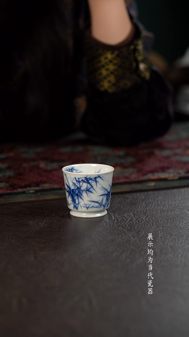 厚力煊翠竹小马蹄闻香杯 随机