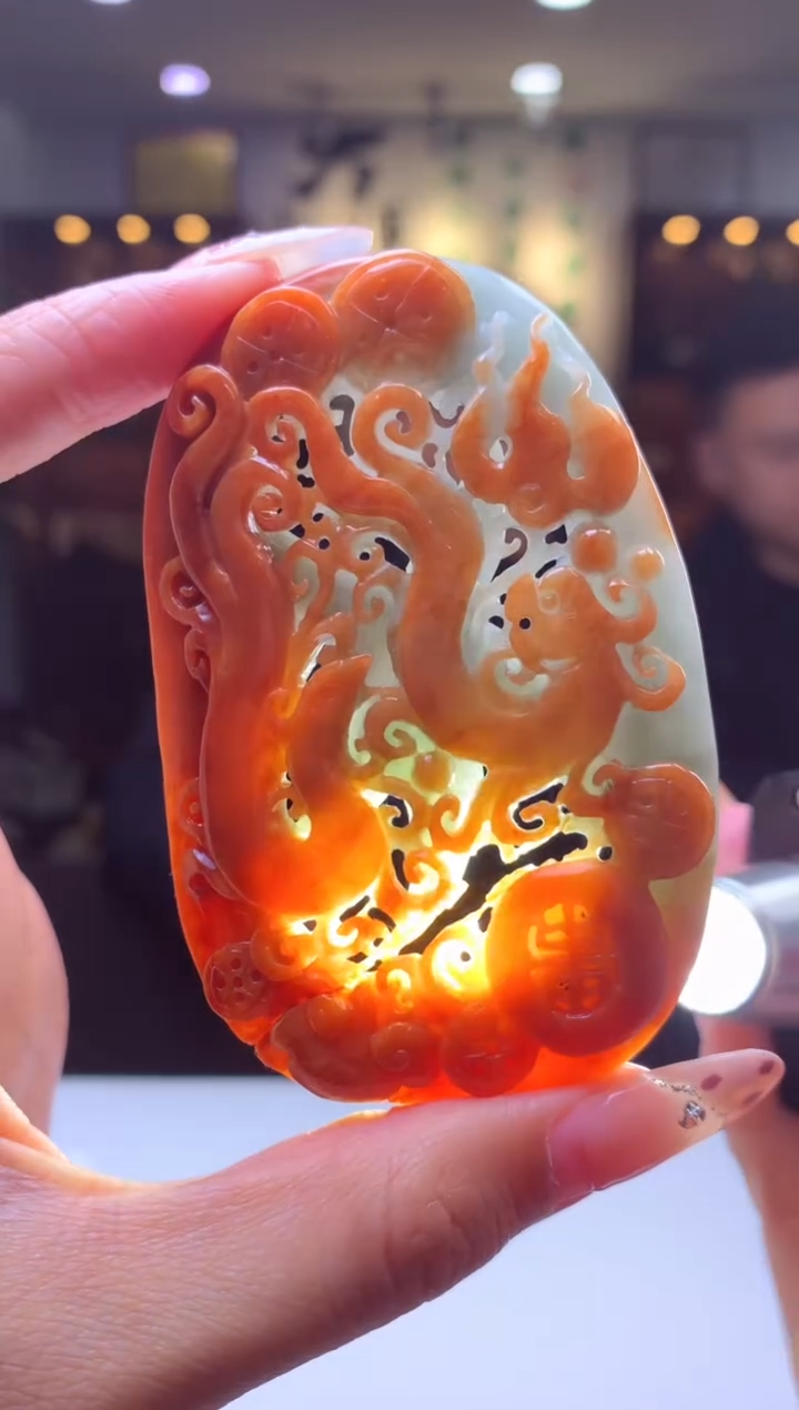 【闪购商品】定制翡翠未镶嵌挂件发货（拍一发一）