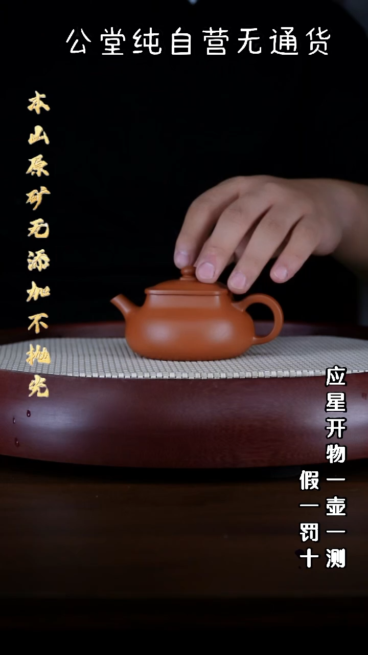 茶壶紫砂全砂朱泥 乾坤 170cc