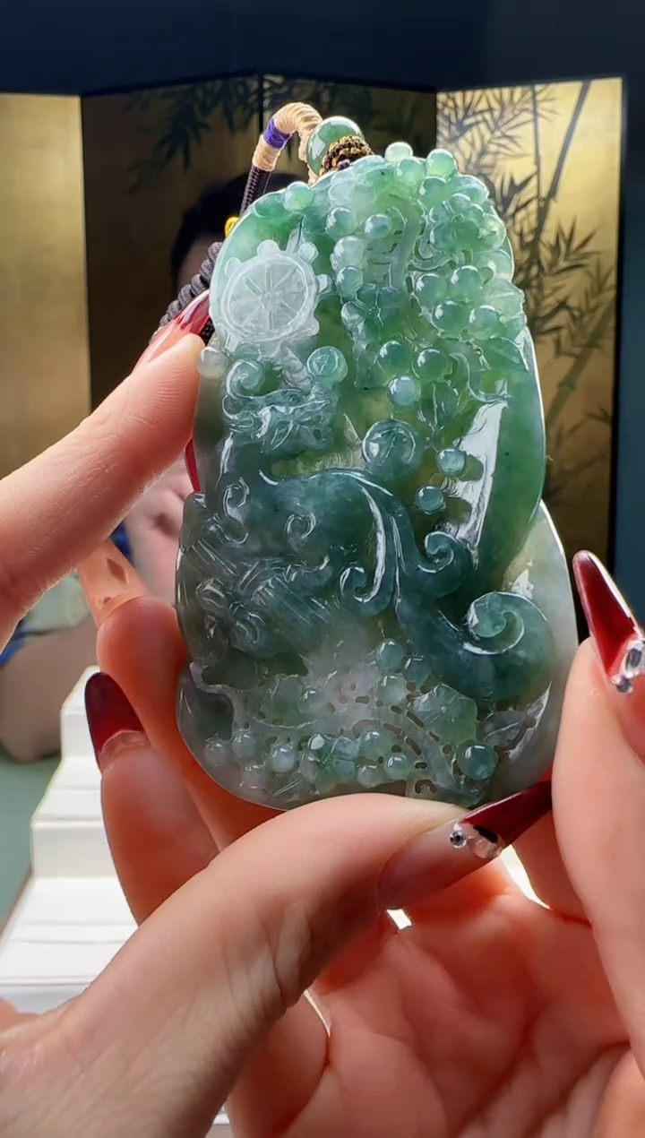 【闪购商品】翡翠颈饰未镶嵌YJ@@960Q3J06023