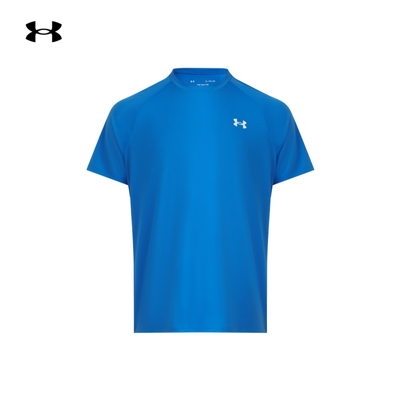 安德玛官方流光风UA透气Tech2.0男训练运动圆领短袖T恤1326413