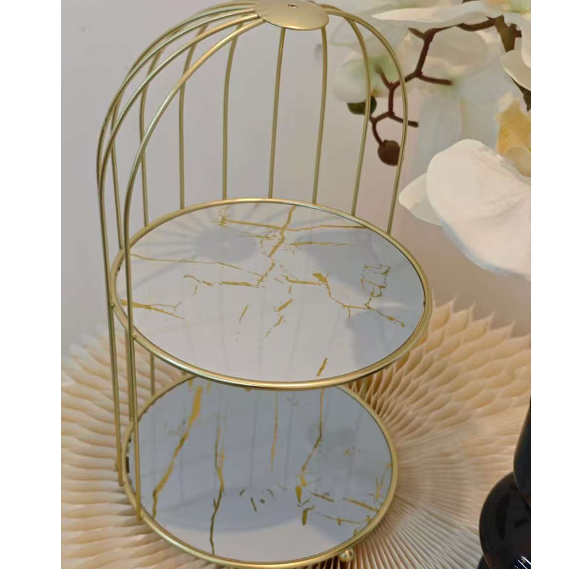 双层鸟笼置物架随机发 WW