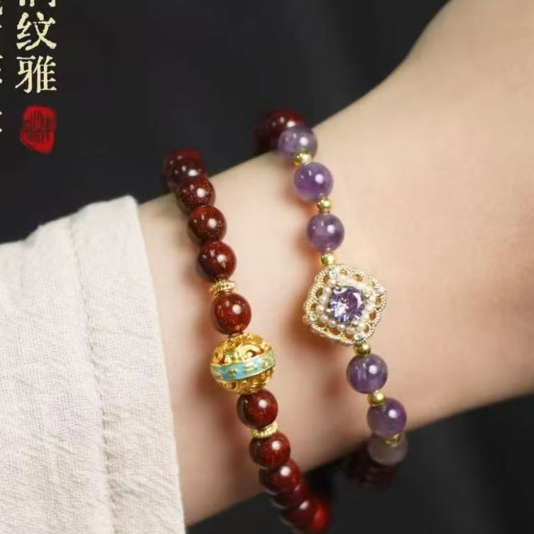 紫檀精美双圈手串 MTS 20