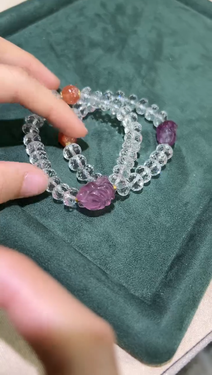 【闪购商品】水晶手串未镶嵌0119s042多样性发一