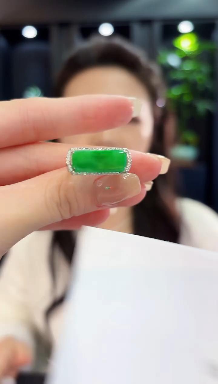 未镶嵌戒指翡翠 缅料A货/支持复检/一件