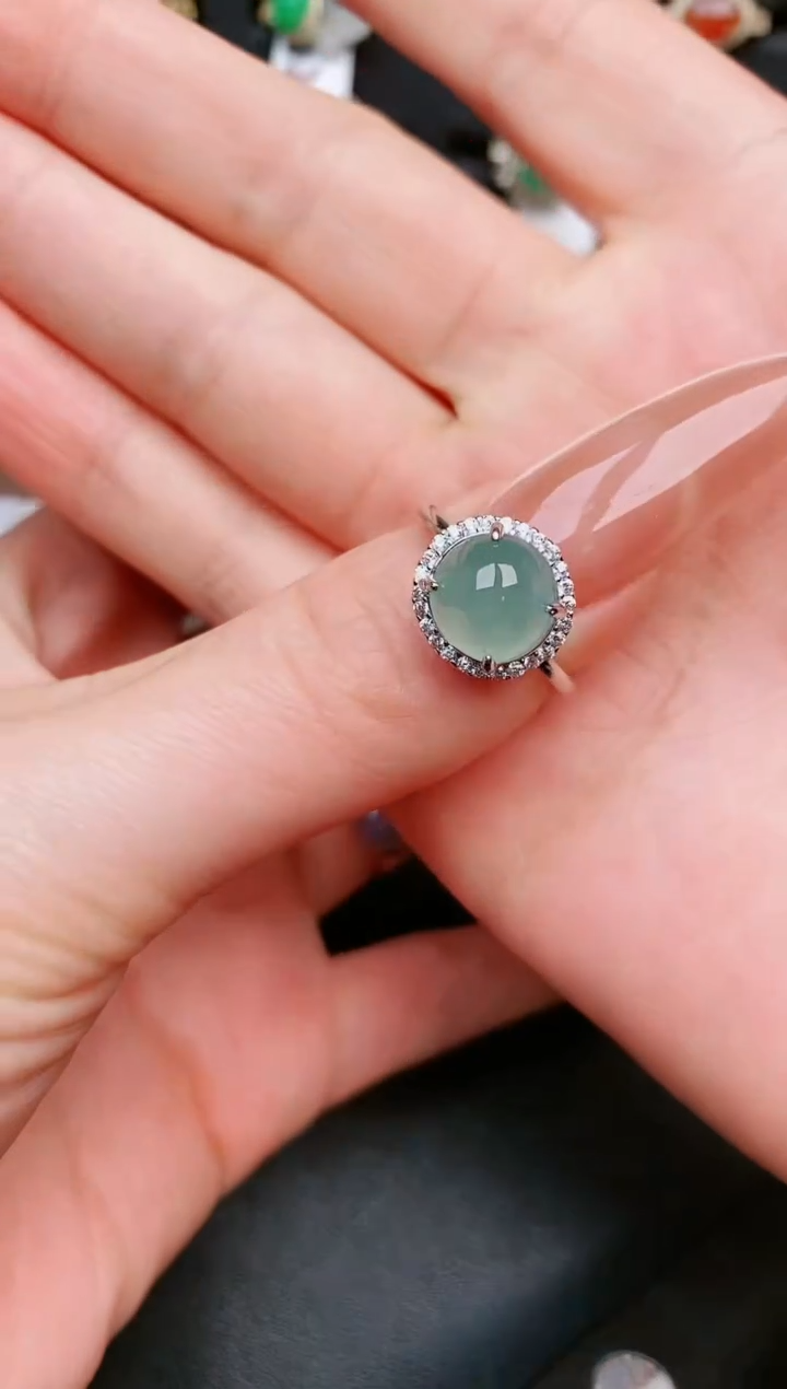 【闪购商品】翡翠戒指银S925镶嵌.....