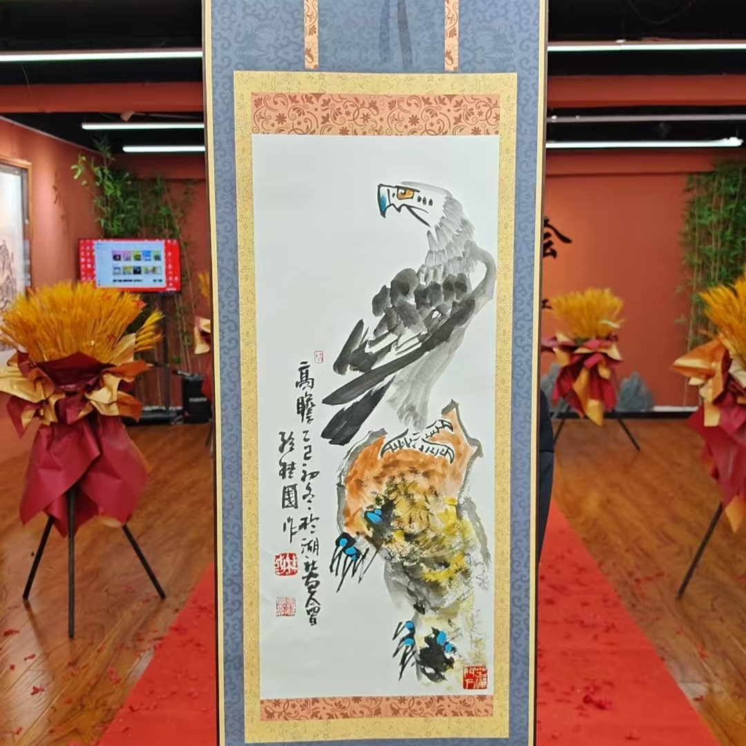 湖社理事孙桂国现场作品-2