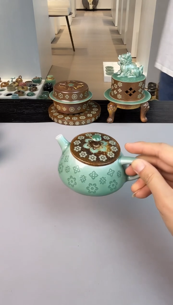 青瓷手工茶器包邮不带礼盒