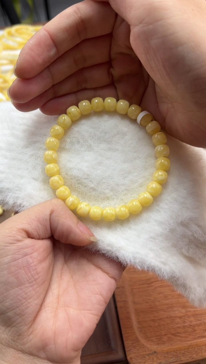 【闪购商品】蜜蜡裸石未镶嵌蜜蜡手串没品控8