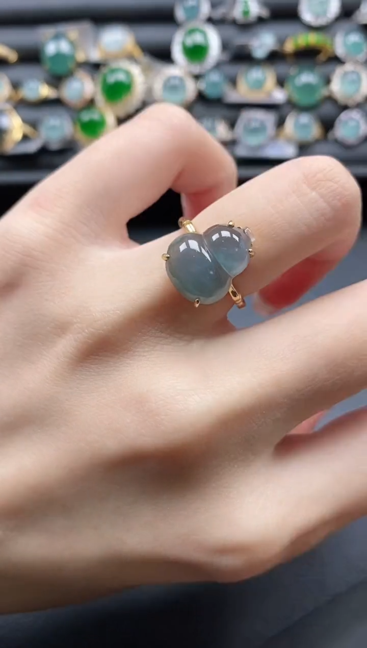 【闪购商品】翡翠戒指银S925镶嵌11111