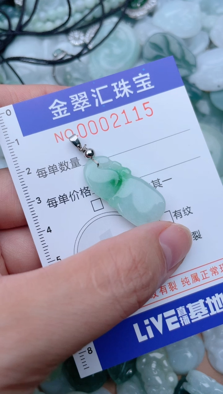 翡翠未镶嵌颈饰2115.....