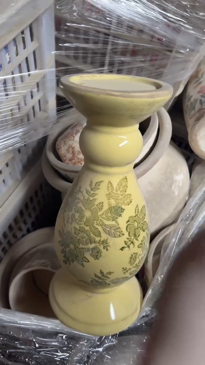 【闪购商品】陶瓷烛台高31.5cm