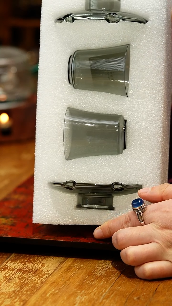 【闪购商品】禾器/宛香杯碟组/烟灰色