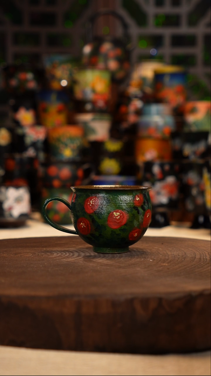 油画   釉下彩   杯子