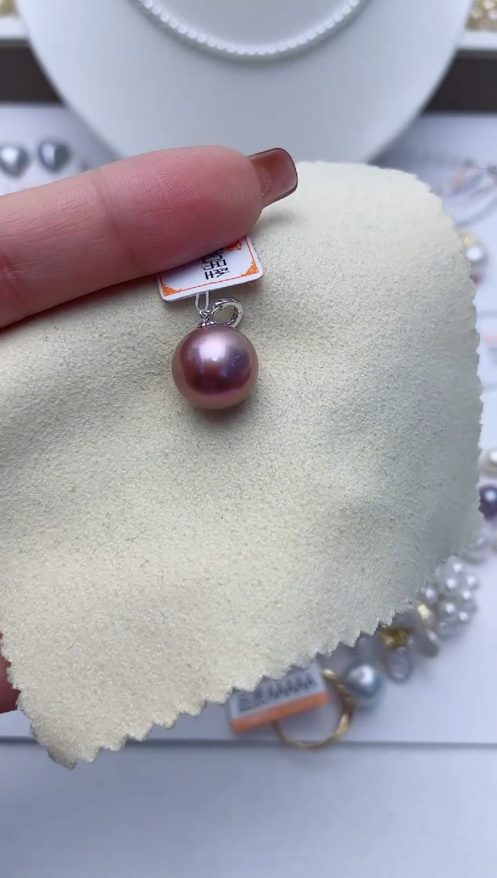 【闪购商品】淡水珍珠颈饰18K金镶嵌W50