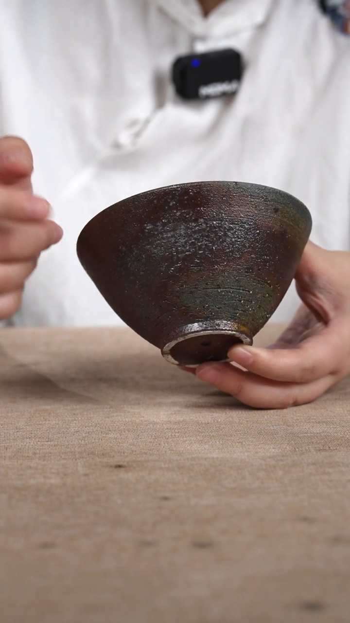 紫砂茶宠柴烧超大碗杯