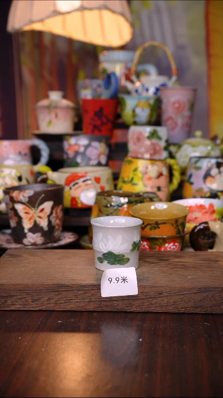 摆件陶泥垚手作 景德镇手工手绘陶瓷器物