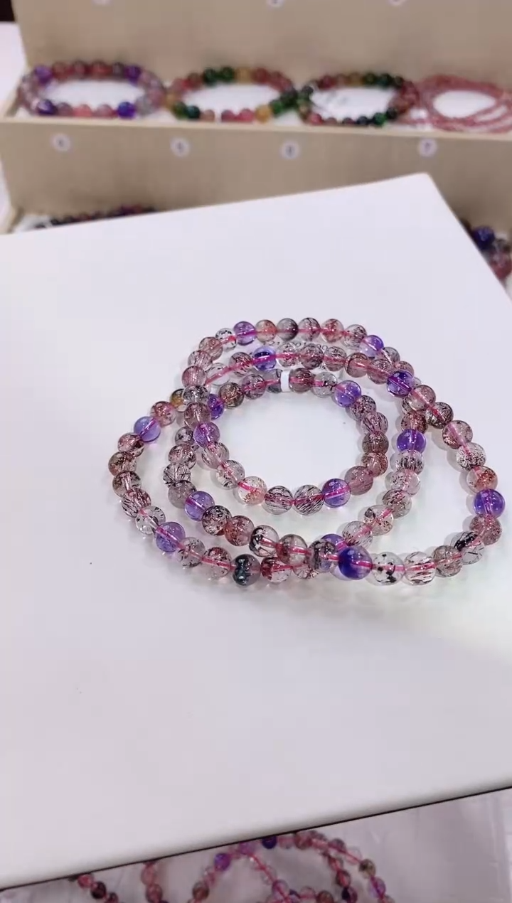 【闪购商品】水晶手链未镶嵌水晶多圈手链6*多样性发货一件