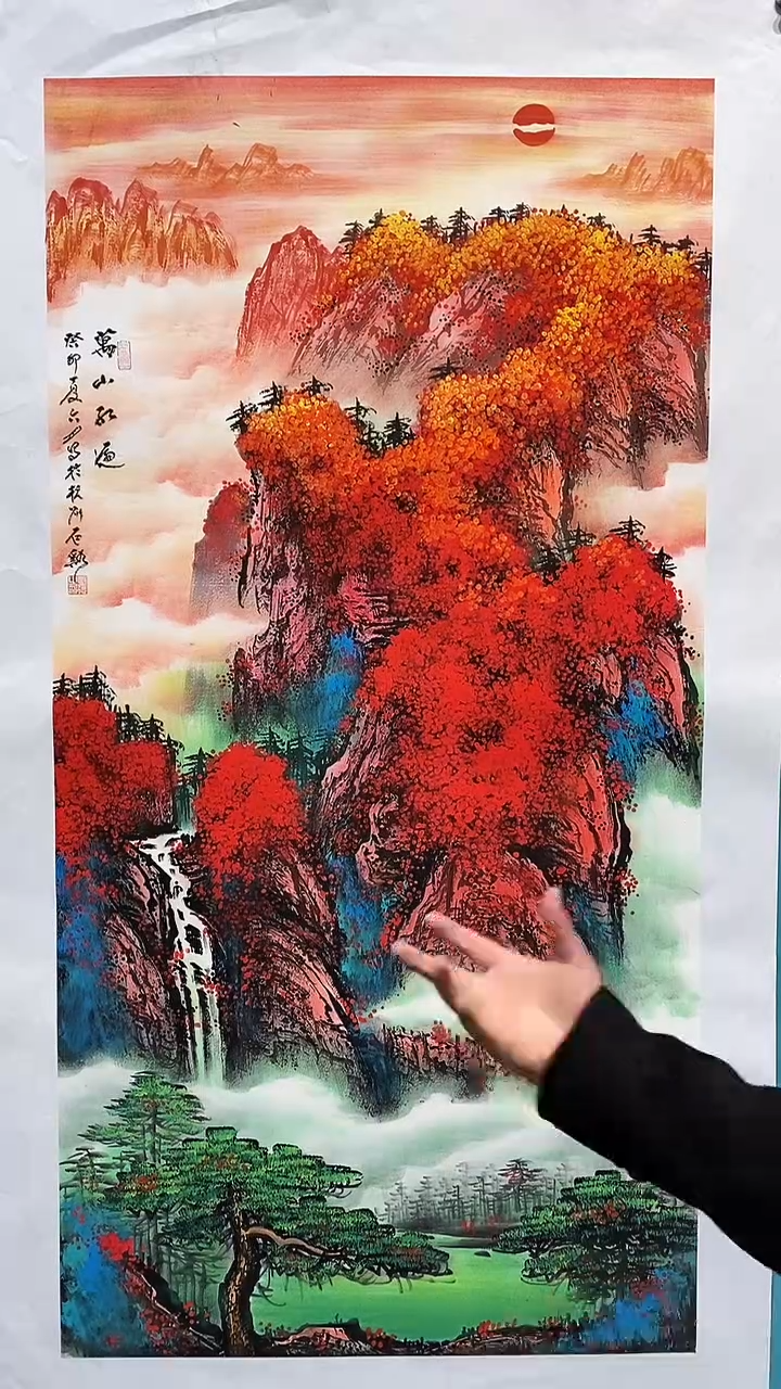 国画画都展厅明德老师国画作品28