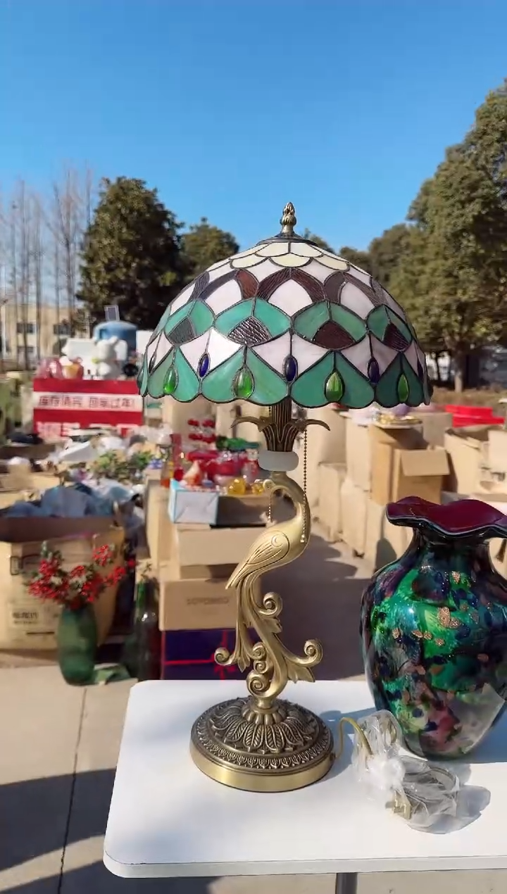 【闪购商品】无铅玻璃YS-蒂凡尼台灯