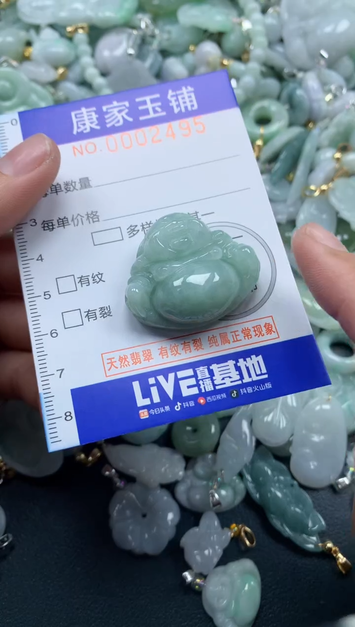 颈饰未镶嵌翡翠2495