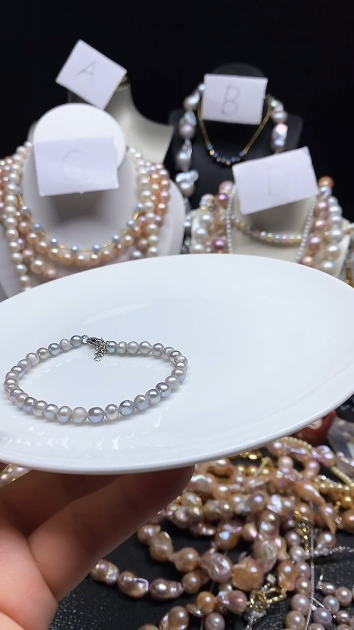 【闪购商品】淡水珍珠手串未镶嵌多人