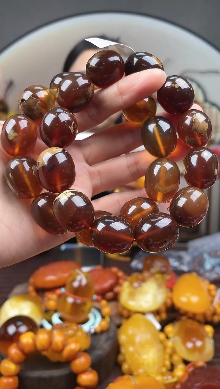 【闪购商品】琥珀裸石未镶嵌首饰 假1赔4 （多样性发货1件