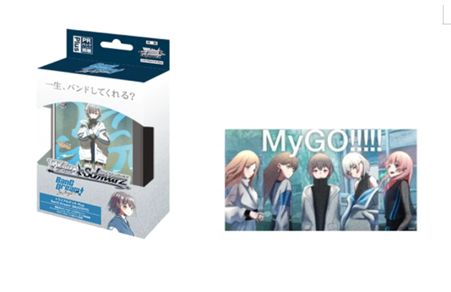 WS黑白双翼【BanG Dream! [MyGO!!!!]】预组简中日版现货（盲盒代拆）