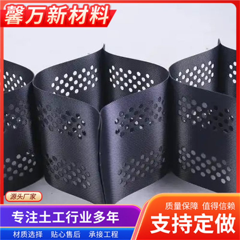 HDPE高强蜂巢土工格室压花打孔带排水透水