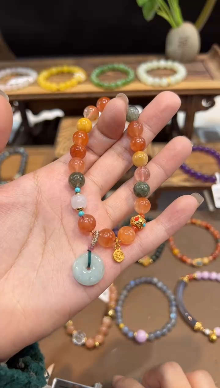 【闪购商品】水晶手绳未镶嵌@@手饰