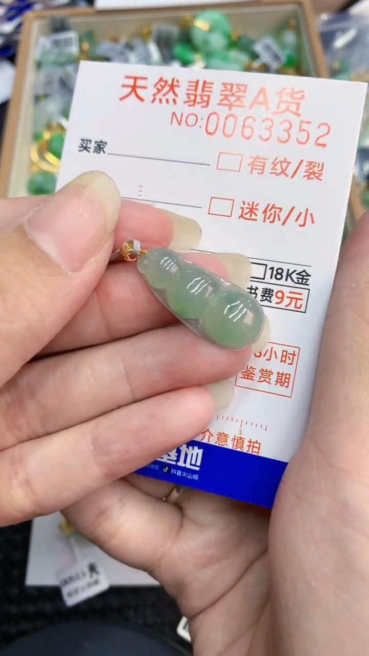 【闪购商品】翡翠颈饰18K金镶嵌            8